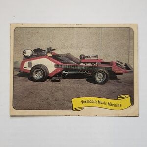 Vintage 1970s George Barris "Voxmobile" Kustom Cars Trading Card